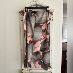 NWOT Banana Republic MIDI Satun Print Skirt Size Small